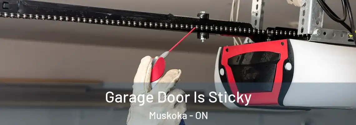 Garage Door Is Sticky Muskoka - ON