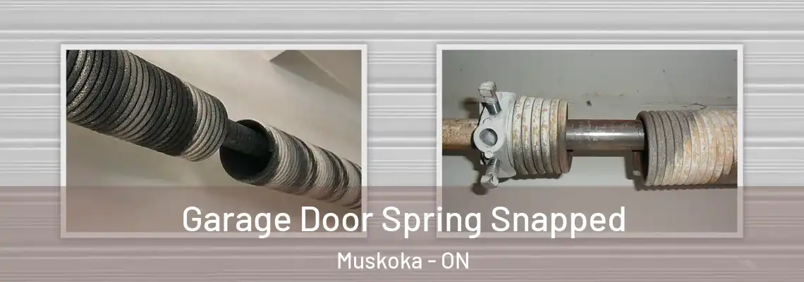 Garage Door Spring Snapped Muskoka - ON