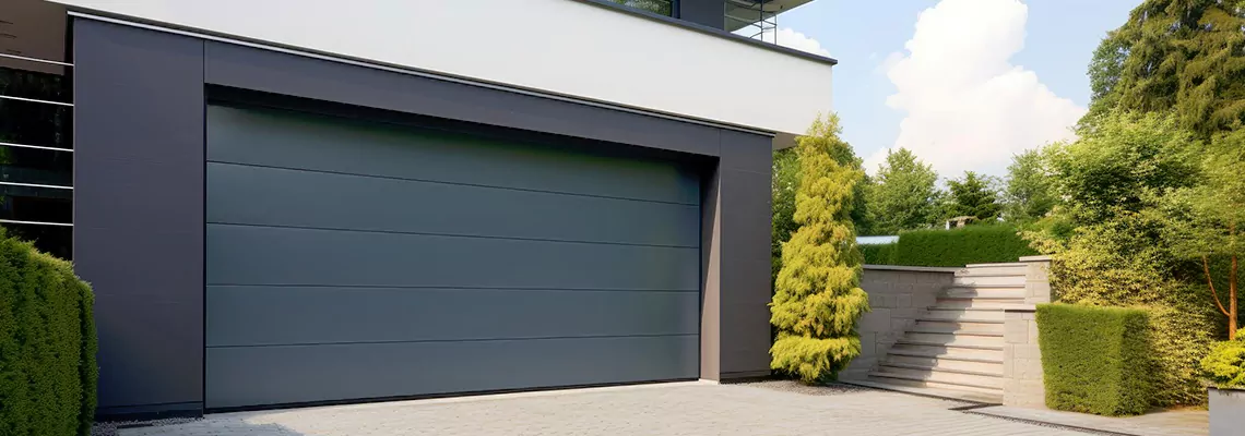 Haas Galvanized Steel Garage Door in Muskoka, ON